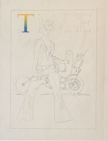 Multiple Ramos - Study for Fonda: Sketch #1 (TIME)