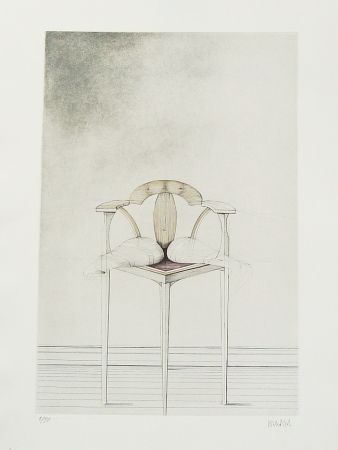 Eau-Forte Wunderlich - Stuhl-Metamorphose