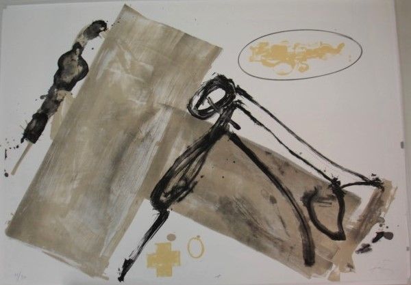 Lithographie Tàpies - Suite 63 x 90