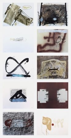 Lithographie Tàpies - Suite 63 x 90