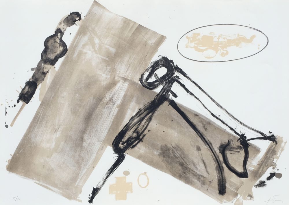 Lithographie Tàpies - Suite 63 x 90 (No 1)