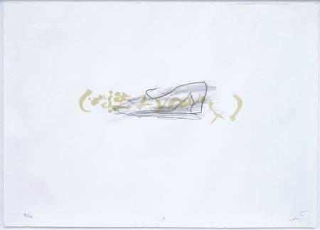 Lithographie Tàpies - Suite 63 x 90 (No 3)