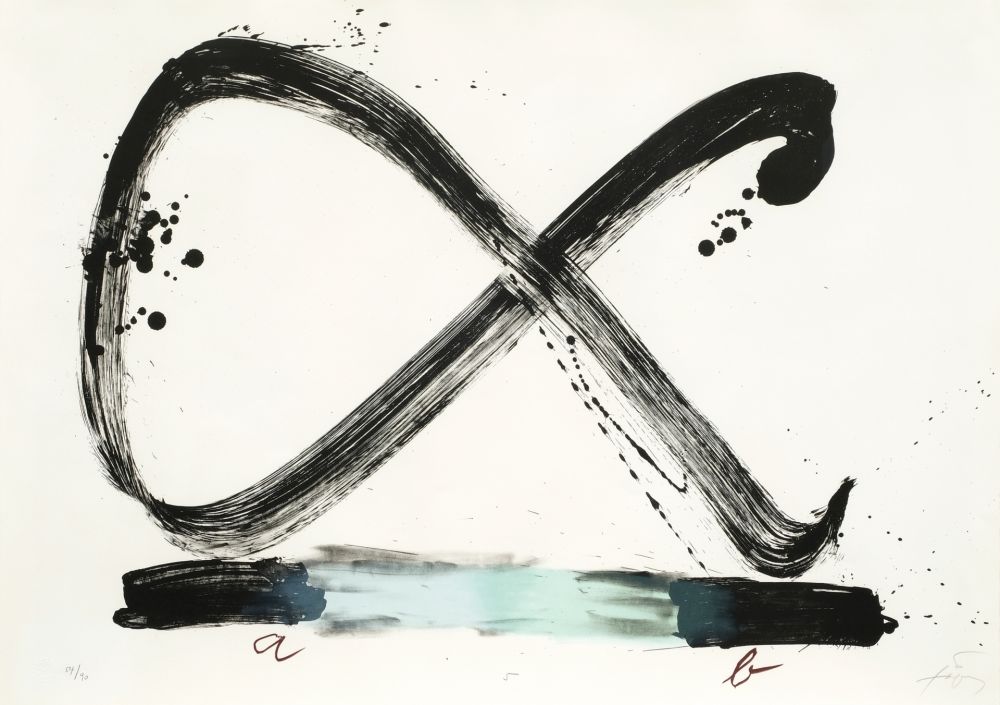 Lithographie Tàpies - Suite 63 x 90 (No 5)