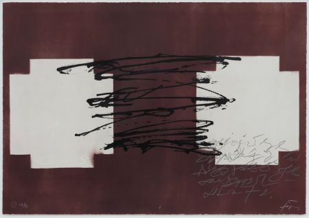 Lithographie Tàpies - Suite 63 x 90 (No 8)