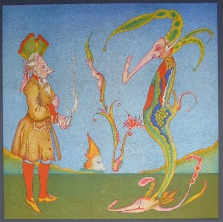 Lithographie Chemiakin - Suite Carnaval de Saint Petersbourg 11