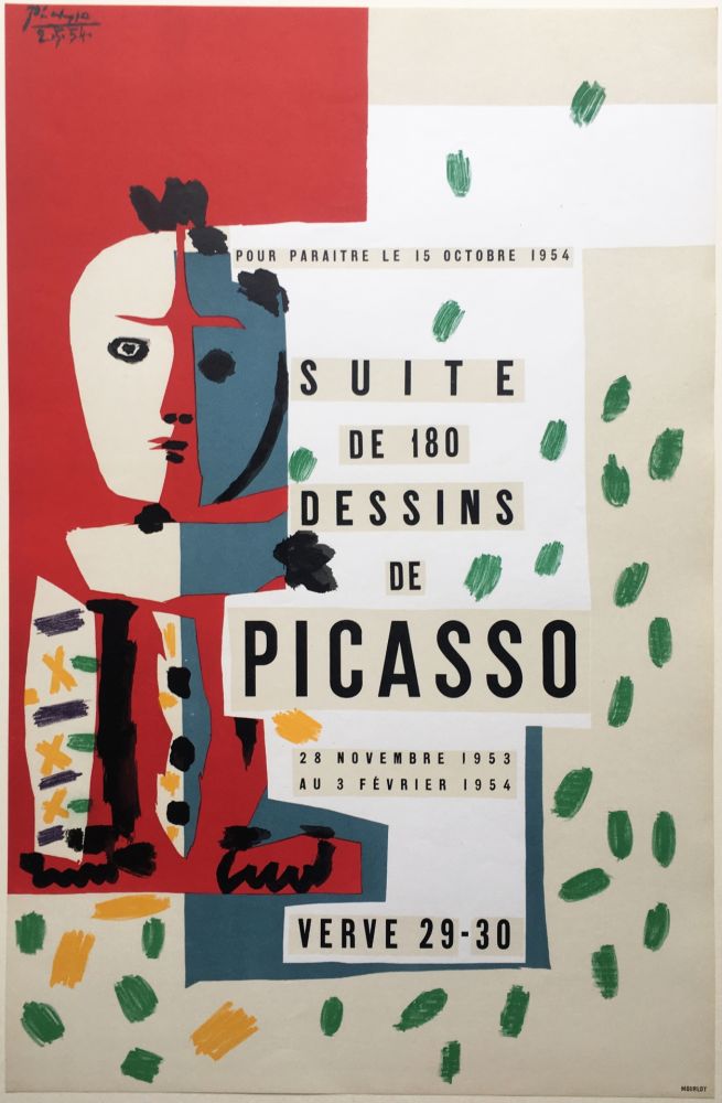Lithographie Picasso - SUITE DE 180 DESSINS. VALLAURIS VERVE 29-30. 1953-1954