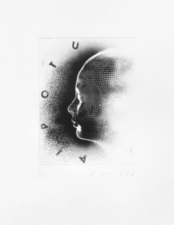 Gravure Plensa - Suite UTOPIA 02