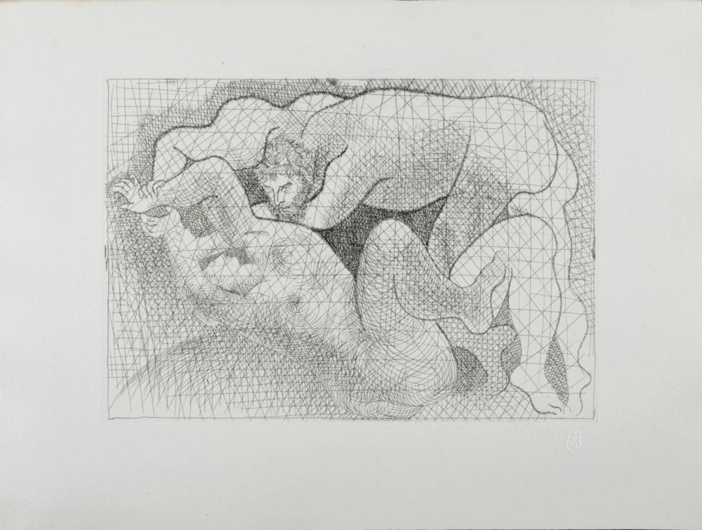 Eau-Forte Picasso - Suite Vollard : Le Viol, 1931