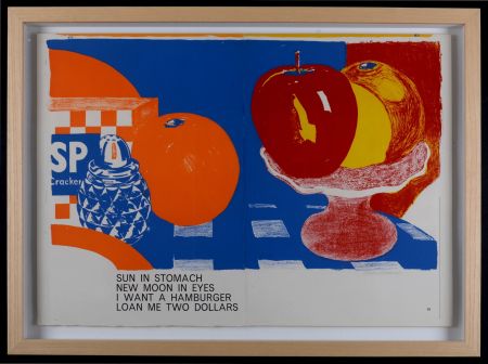 Lithographie Wesselmann - Sun In Stomach New Moon In Eyes, 1964 – Hand-signed & framed