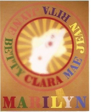 Sérigraphie Indiana - Sunburst Marilyn