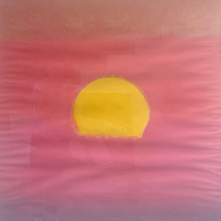 Sérigraphie Warhol - Sunset (Purple/Pink/Yellow)