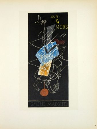Lithographie Braque - Sur 4 Murs 