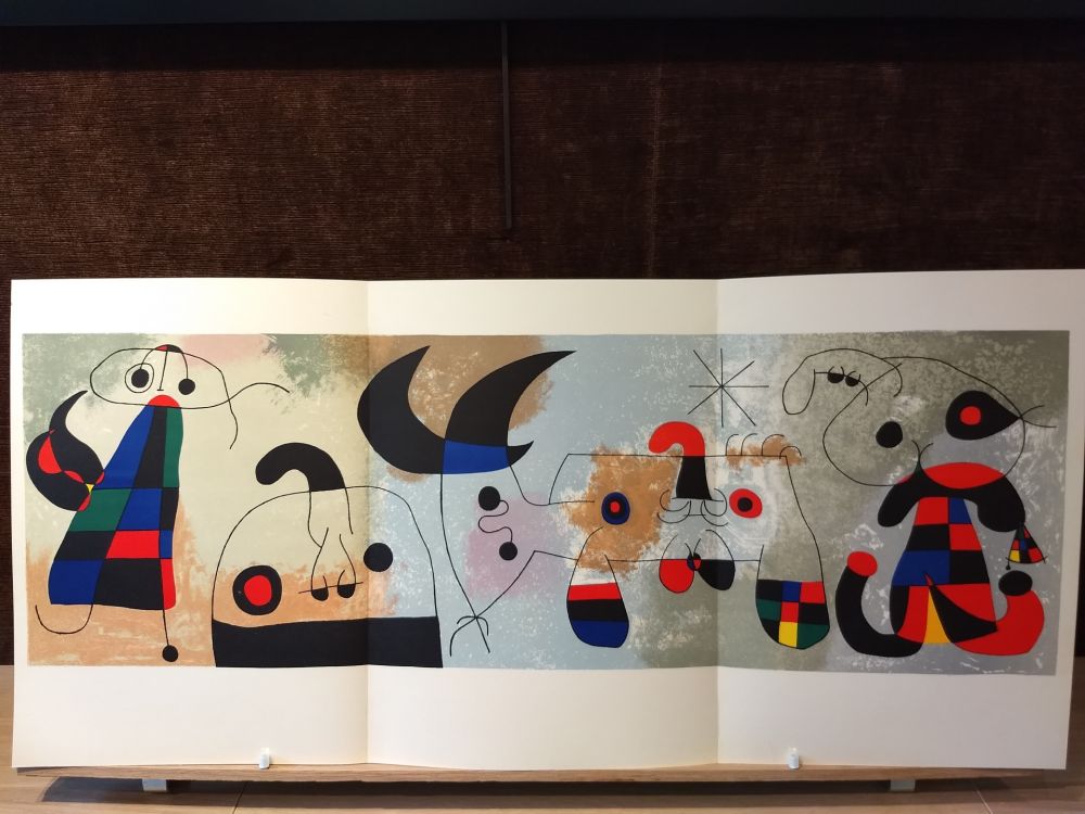 Livre Illustré Miró - Sur quatre murs