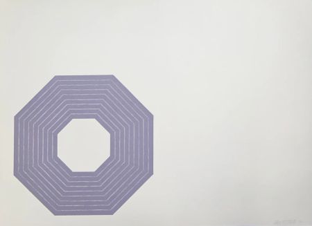 Lithographie Stella - Sydney Guberman (from the Purple Series)