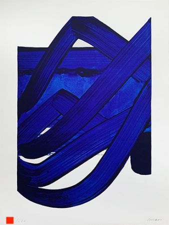 Sérigraphie Soulages - Sérigraphie N.18