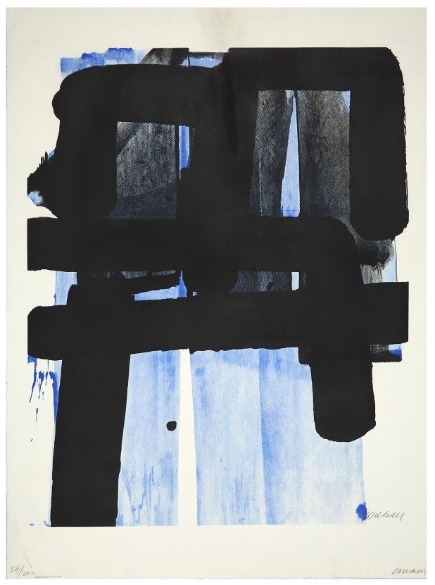 Sérigraphie Soulages - Sérigraphie N°2