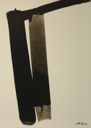 Sérigraphie Soulages - Sérigraphie no 13