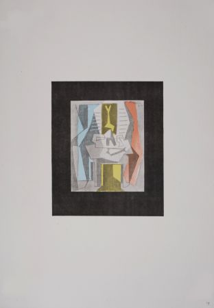 Lithographie Picasso (After) - Table devant une fenêtre, 1946