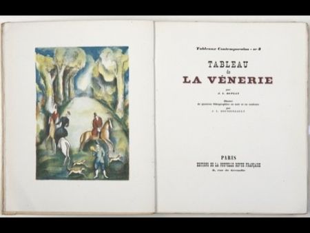 Livre Illustré Boussingault - Tableaux contemporains: Tableau des Courses, de la Boxe, de la Vénérie, de l'Amour Vénal, des Grands Magasins, de la Mode, de l'Au-Delà, du Palais, de la Bourgeoisie.