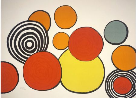 Lithographie Calder - Taches de Rousser/ Freckles from La Memoire Elementaire