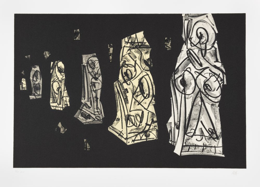 Lithographie Saura - Tagebücher Kafka 2
