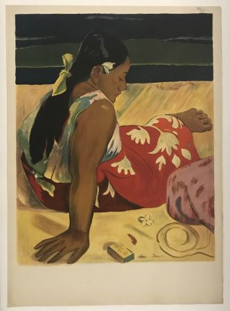 Lithographie Gauguin - Tahitian Women