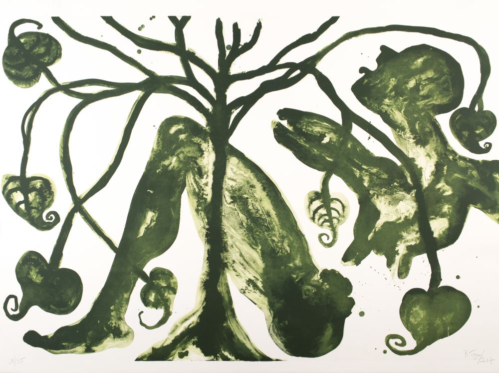 Lithographie Toguo - Take a Green Breath