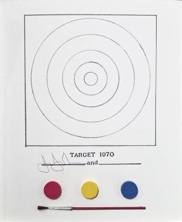 Lithographie Johns - Target