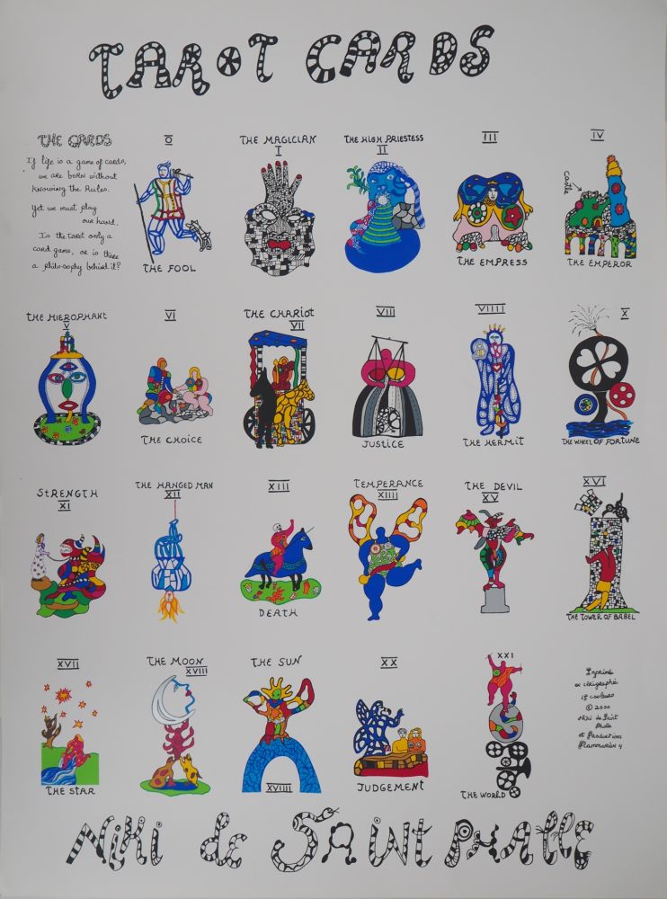 Sérigraphie De Saint Phalle - Tarot Cards