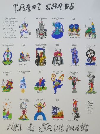 Sérigraphie De Saint Phalle - TAROTS CARDS