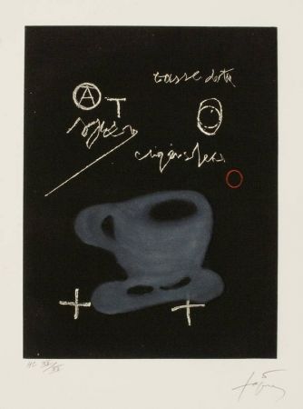 Gravure Tàpies - Tasse (Cup)