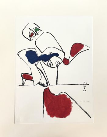 Lithographie Le Corbusier - Taureau XVII