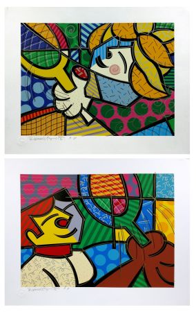 Sérigraphie Britto - TENNIS SUITE (EMBELLISHED) 