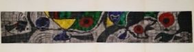 Lithographie Miró - Terres de grand feu