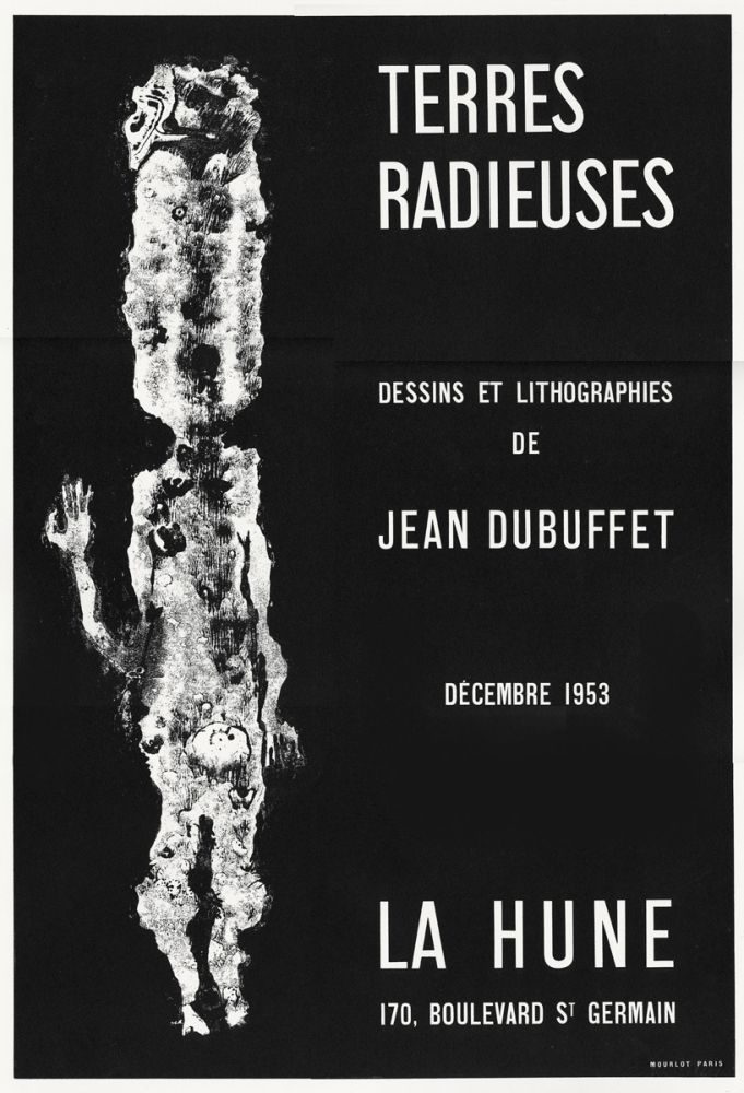Lithographie Dubuffet - Terres Radieuses
