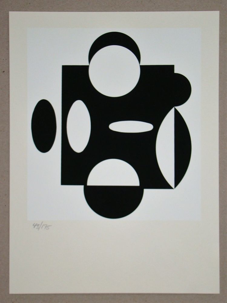 Sérigraphie Vasarely - Terreur