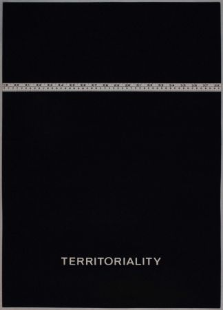 Sérigraphie Agnetti - Territoriality from 'Spazio perduto e spazio costruito' portfolio, Plate H