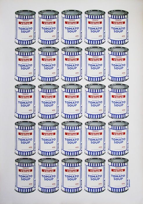 Lithographie Banksy - Tesco Soup Can