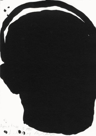 Lithographie Blais - Tete