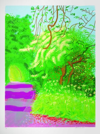 Aucune Technique Hockney - The Arrival of Spring in Woldgate