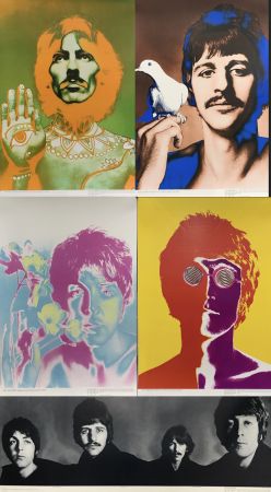 Lithographie Avedon - The Beatles (5 lithographs)