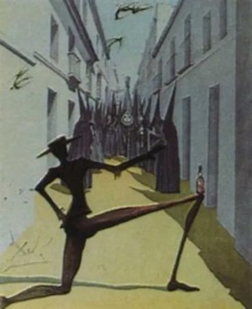 Lithographie Dali - The bird has flown