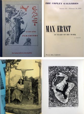 Livre Illustré Ernst - (The Copley Galleries) AT EYE LEVEL. Paramyths. Max Ernst, 30 years of his work (1949)