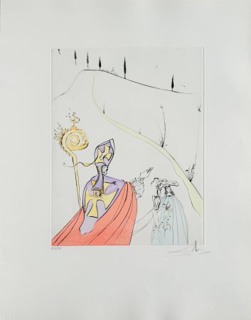 Eau-Forte Dali - The Divine Love of Gala