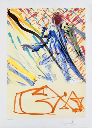 Lithographie Dali - The Divine Word