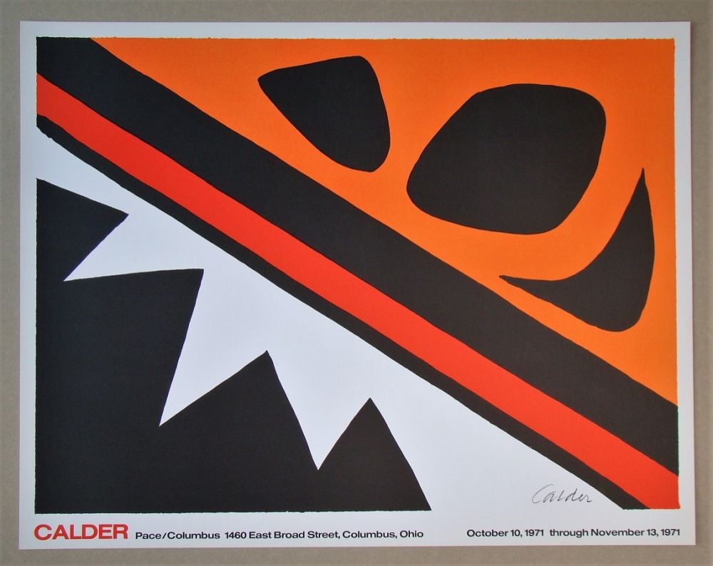 Affiche Calder - The frog and the saw