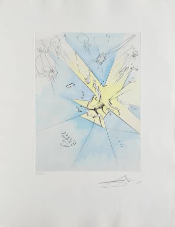 Eau-Forte Dali - The Great Inquisitor Expels the Saviour