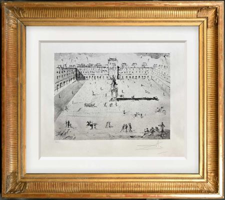Héliogravure Dali - The great Place des Vosges, from the time of Louis XIII