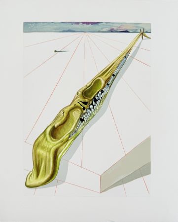 Gravure Sur Bois Dali - The Inferno, Canto 14 - Blasphémateurs