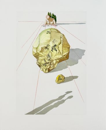 Gravure Sur Bois Dali - The Inferno, Canto 23 - Le Supplice de hypocrites